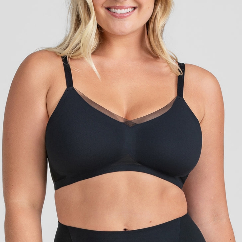 NWT Honeylove CrossOver Bra in Vamp, Size 1X